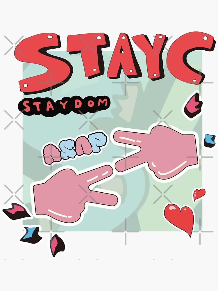 "Stayc Asap Kpop" Sticker By Nanaviba | Redbubble