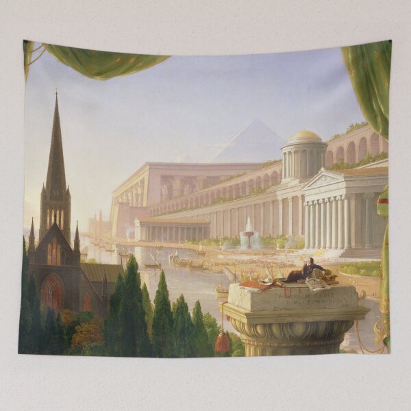 Item preview, The Architect's Dream by Thomas Cole designed and sold by AestheticsXarts.