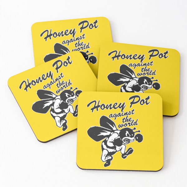 Item preview, Honey Pot Against the World (with outlines) designed and sold by kingstonmassive.