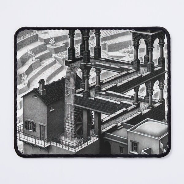 Artikelvorschau, Wasserfall von M.C. Escher entworfen und verkauft von AestheticsXarts.