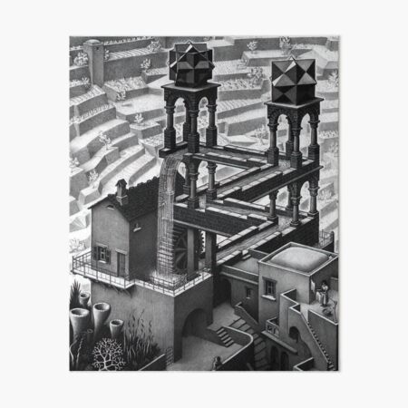 Artikel-Vorschau von Wasserfall von M.C. Escher, designt und verkauft von AestheticsXarts.