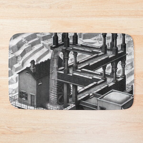 Item preview, Waterfall by M.C. Escher designed and sold by AestheticsXarts.