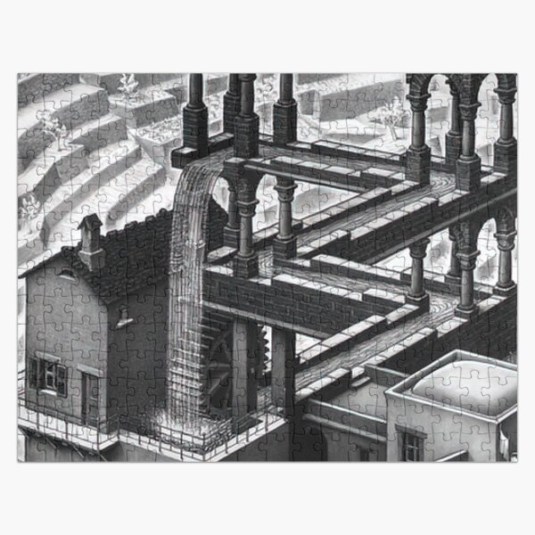 Vista previa del artículo con la obra «Cascada de M.C. Escher», diseñado y vendido por AestheticsXarts.