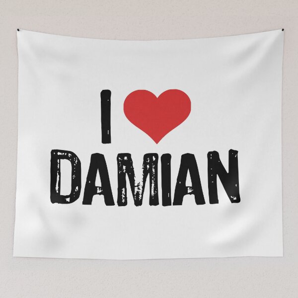 Item preview, I Love Damian designed and sold by The "I Love Everything" Shop.