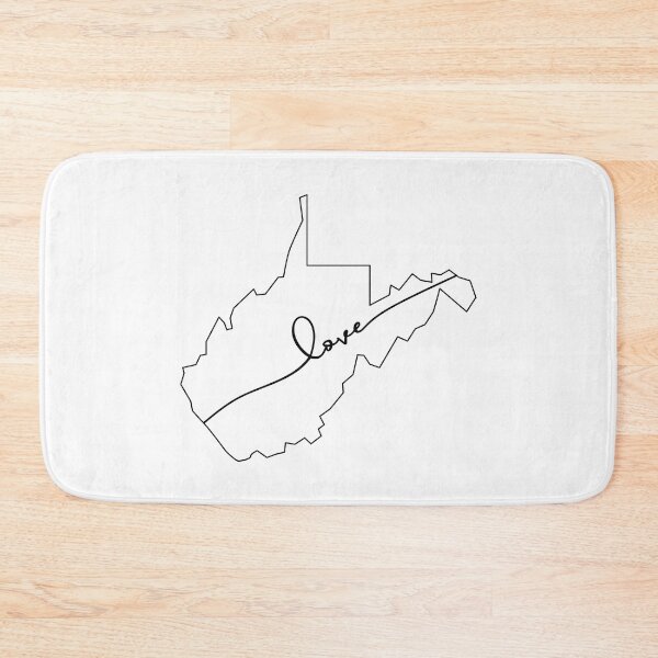 Item preview, West Virginia Is Love - West Virginia Home State Outline  designed and sold by EpicCreation.