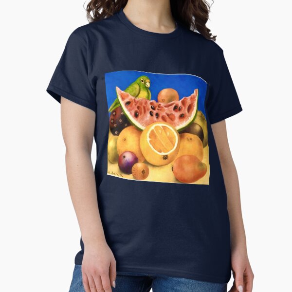 Aperçu de l'œuvre Nature morte au perroquet de Frida Kahlo créée et vendue par FridaBubble.