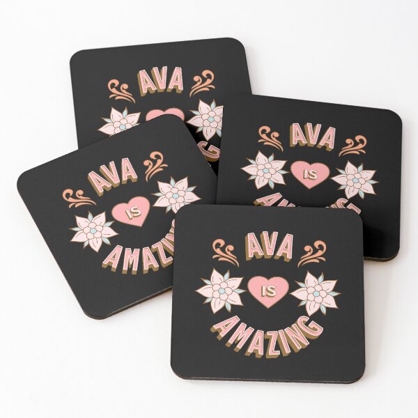 Item preview, Ava is Amazing - First Names - Birthday Gifts - Alliteration Fans designed and sold by epicthoughts.