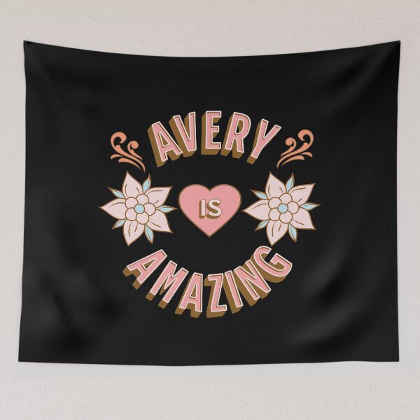 Item preview, Avery is Amazing - First Names - Birthday Gifts - Alliteration Fans designed and sold by epicthoughts.