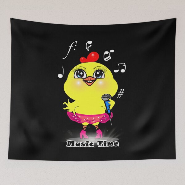 Item preview, Cute chicken - music time  designed and sold by Shirley cute art .