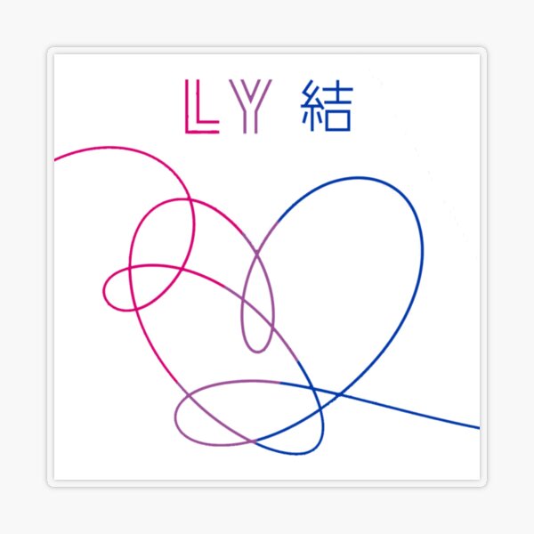 Love Yourself Sticker - BTS - KTEEZ Wonderland