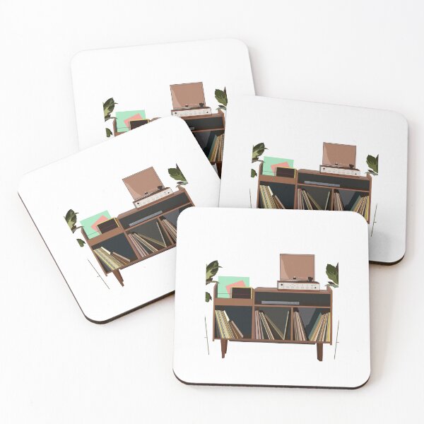 Item preview, Record Player Aesthetic Print designed and sold by georgiamdesigns.