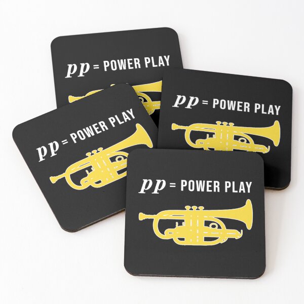 Item preview, Cornet Pp = Power Play Funny Trumpet Gift Funny Cornet Gift Classic T-Shirt designed and sold by elliottbow.