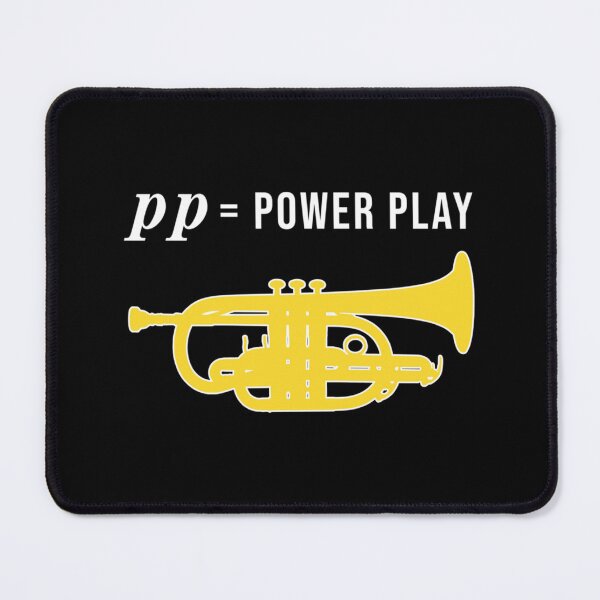 Item preview, Cornet Pp = Power Play Funny Trumpet Gift Funny Cornet Gift Classic T-Shirt designed and sold by elliottbow.