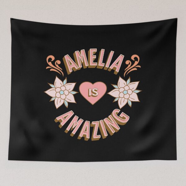 Item preview, Amelia is Amazing - First Names - Birthday Gifts - Alliteration Fans designed and sold by epicthoughts.