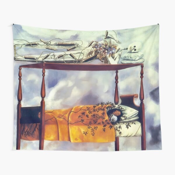 Item preview, The Dream (The Bed) by Frida Kahlo designed and sold by FridaBubble.