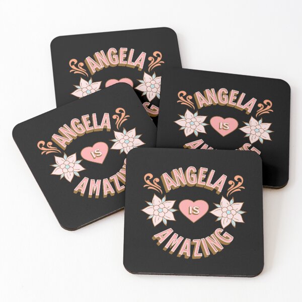 Item preview, Angela is Amazing - First Names - Birthday Gifts - Alliteration Fans designed and sold by epicthoughts.
