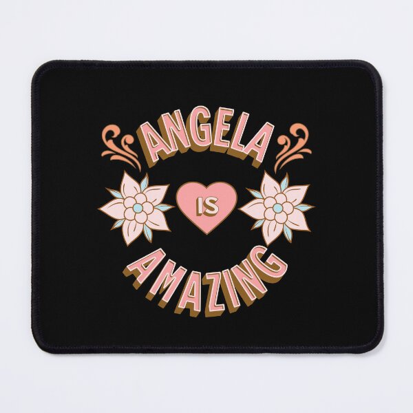 Item preview, Angela is Amazing - First Names - Birthday Gifts - Alliteration Fans designed and sold by epicthoughts.