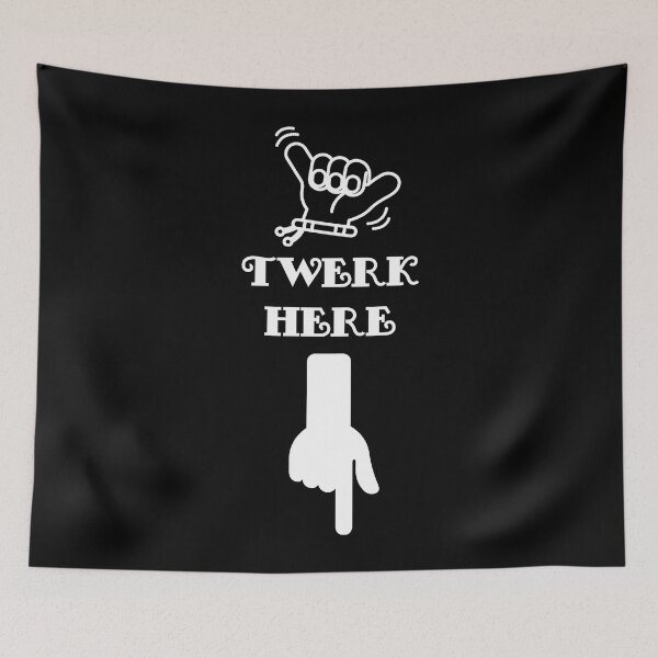 Item preview, Twerk Here Funny Shaka Hang Loose designed and sold by YJHDesign.