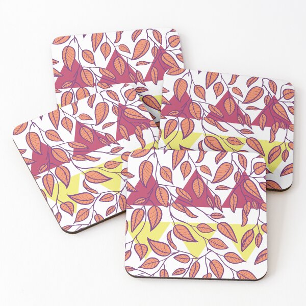 Item preview, Minimalist Leaf Line Art Illustration as a Seamless Surface Pattern Design designed and sold by ZaryaKiqo.