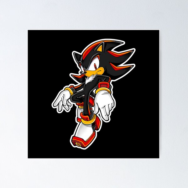 Shadow the Hedgehog (Glow Version) Poster for Sale by
