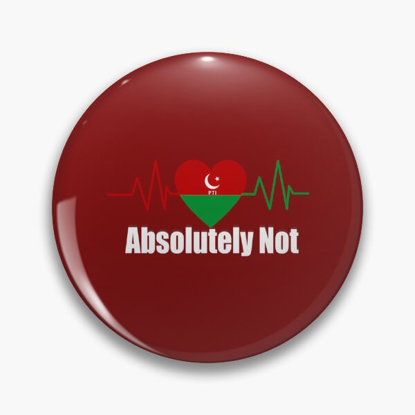Item preview, Imran Khan Absolutely Not Heart Pakistan PTI Flag    designed and sold by TiiffyArtsy.