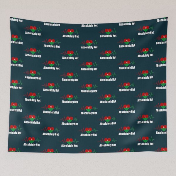 Item preview, Imran Khan Absolutely Not Heart Pakistan PTI Flag    designed and sold by TiiffyArtsy.