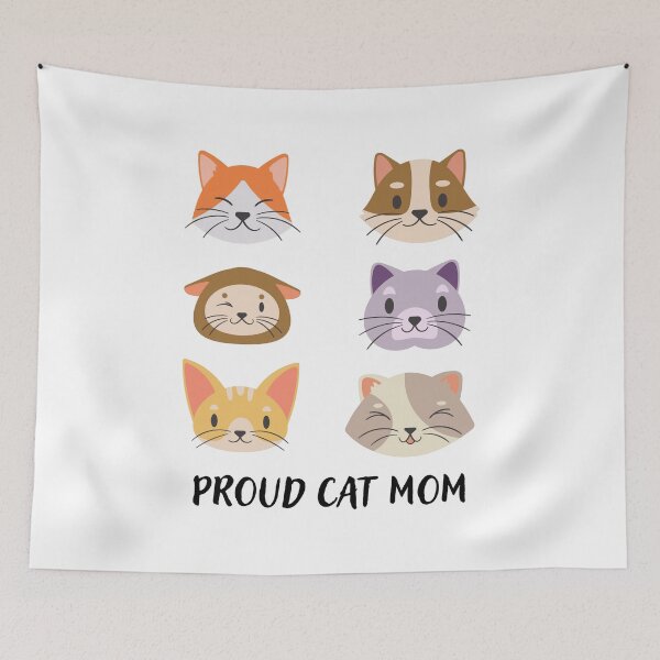 Item preview, Proud Cat Mom Cute cat design designed and sold by SophieHueper.