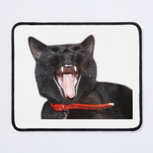 Item preview, Screaming cat yelling funny sticker designed and sold by shirt-meme.