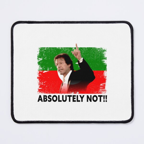 Item preview, Imran Khan Absolutely Not PTI Pakistan Prime Minister Matching Gift Absolutely Not designed and sold by TiiffyArtsy.