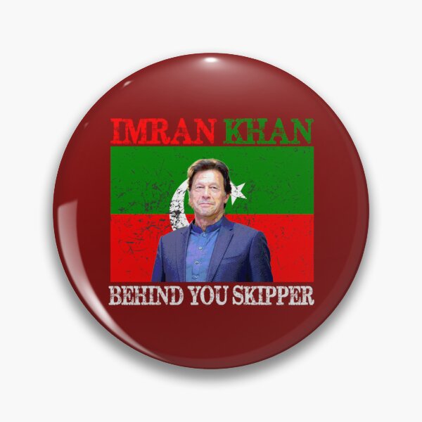 Item preview, Imran Khan Behind You Skipper PTI Party Flag Retro Relaxed Fit  designed and sold by TiiffyArtsy.