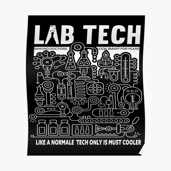 "LAB WEEK 2022, funny laboratory tech" Poster for Sale by eskOdesign