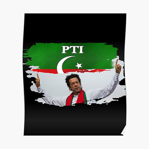 "Imran Khan Pakistan PTI " Poster By TiiffyArtsy | Redbubble