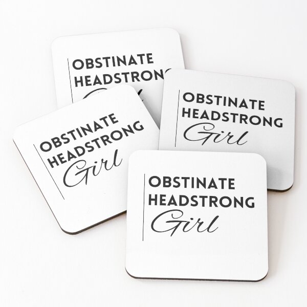 Item preview, Obstinate Headstrong Girl designed and sold by Persephone & Co..