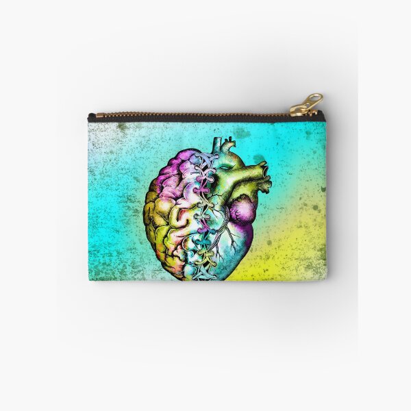 Item preview, Right balance between brain and heart, raimbow colorful, rainbow, multicolored, mental health designed and sold by Collagedream.