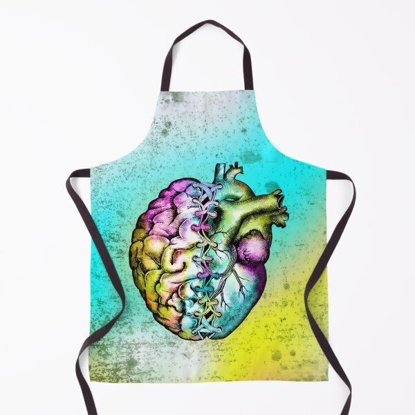 Item preview, Right balance between brain and heart, raimbow colorful, rainbow, multicolored, mental health designed and sold by Collagedream.