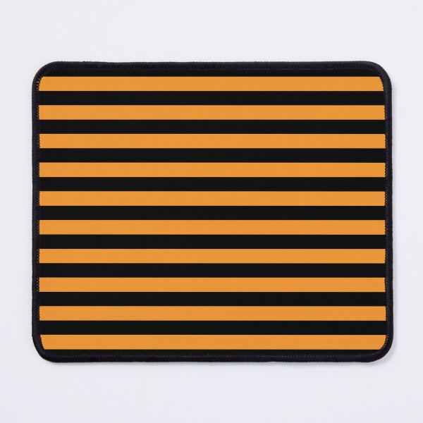 Item preview, Small ORANGE and BLACK Horizontal STRIPES designed and sold by RachelMacht.