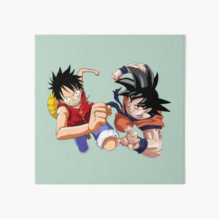 Goku and Luffy become Friends  Dragon Ball x One Piece OFFICIAL