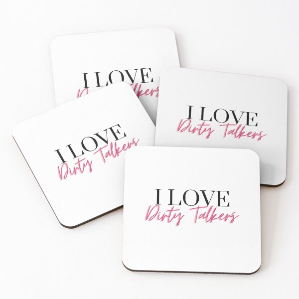 Item preview, I Love Dirty Talkers designed and sold by SheReadsRomance.