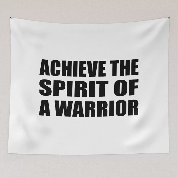 Item preview, achieve the spirit of a warrior designed and sold by Colorfulandfun.