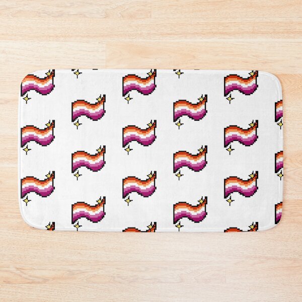 Item preview, Lesbian Flag Pixel WLW designed and sold by callmehani.