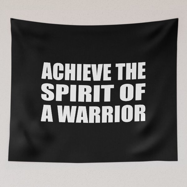 Item preview, Achieve the spirit of a warrior designed and sold by Colorfulandfun.