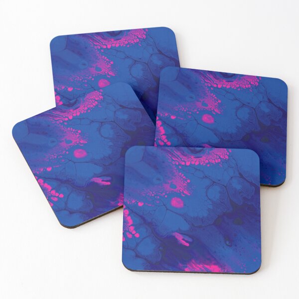 Item preview, Blue and Pink Marble art designed and sold by OnTheWayToVenus.