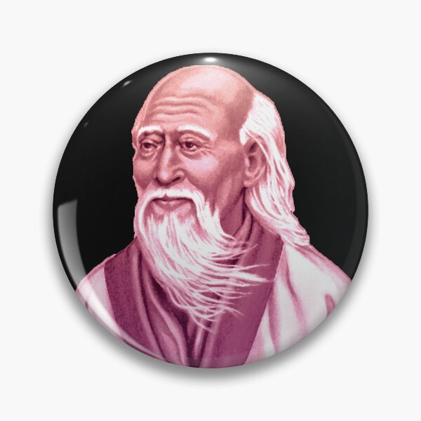 Item preview, Laozi | Chinese Philosopher Lao-Tzu Pink Sticker designed and sold by PhilosophyWear.