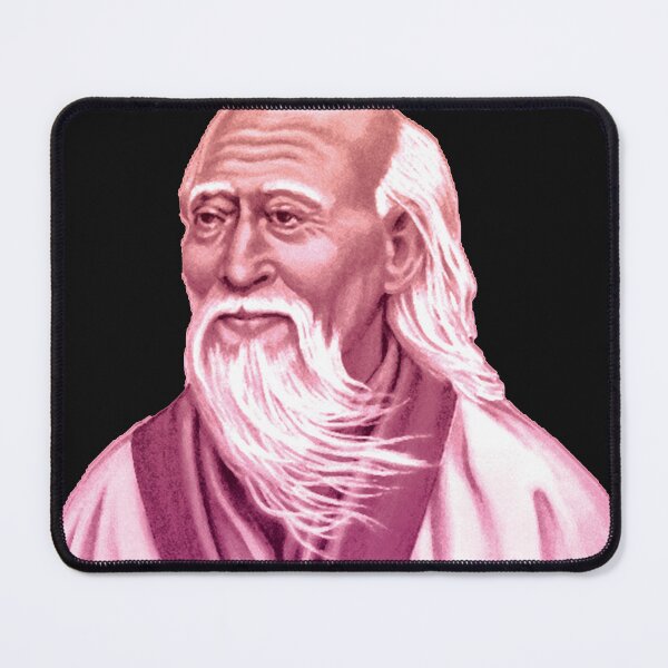 Item preview, Laozi | Chinese Philosopher Lao-Tzu Pink Sticker designed and sold by PhilosophyWear.