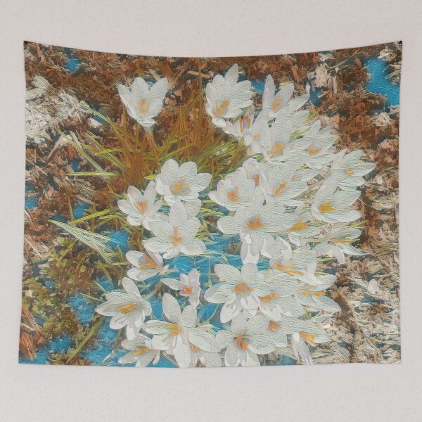 Item preview, Acrylic Spring Crocus Patch designed and sold by SunshineWalker.