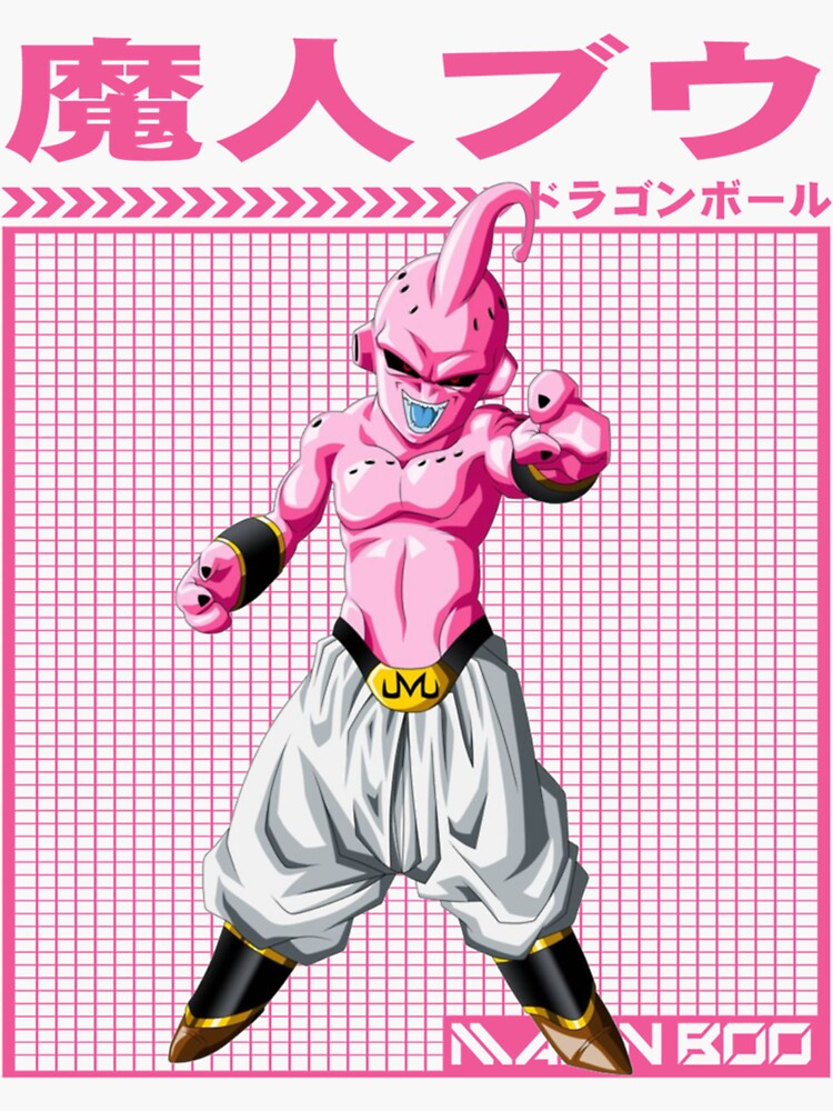 Majin Buu - Dragon Ball Sticker for Sale by KyleighMertz