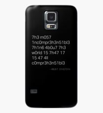 Wissenschaft Einstein Zitat Hülle & Klebefolie für Samsung Galaxy