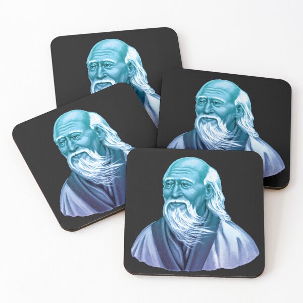 Item preview, Laozi | Philosopher Lao-Tzu Blue Sticker designed and sold by PhilosophyWear.