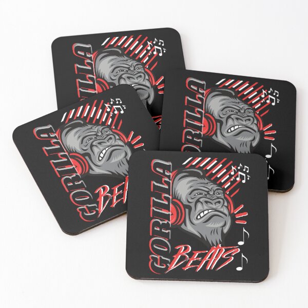 Item preview, Retro Gorilla Music Graphic Text Design designed and sold by delohill.