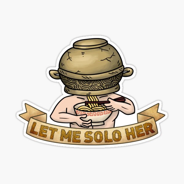 LET ME SOLO HER Jar Head Warrior Tarot Card Sticker for Sale by Lakisha's  Design